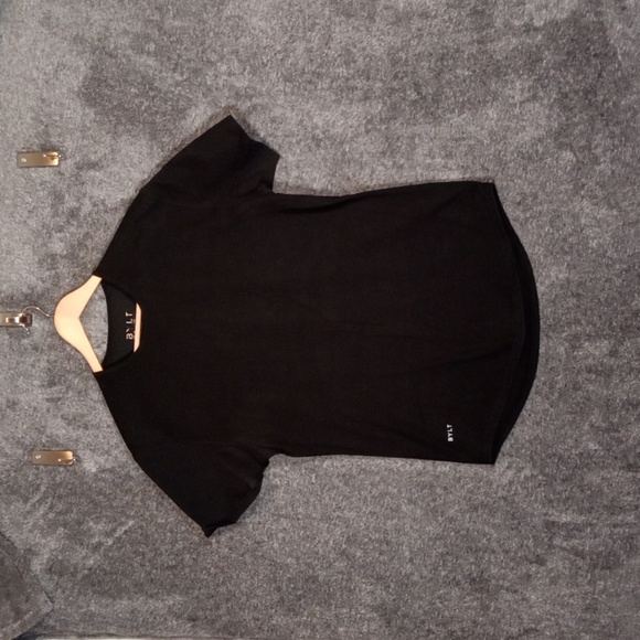 Bylt Basic Short Sleeve Gym Mens Shirt Color Black Size Large - Picture 2 of 7